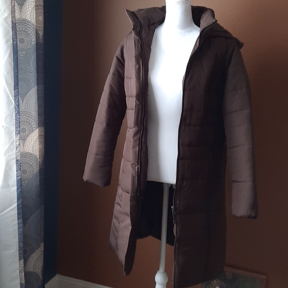 Merona Jackets & Blazers - Merona Long Brown Winter Coat M